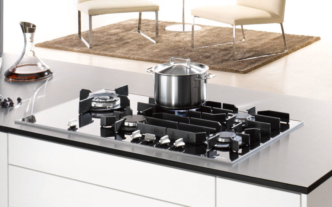 Elegant Gas on Glass Cooktops from Miele