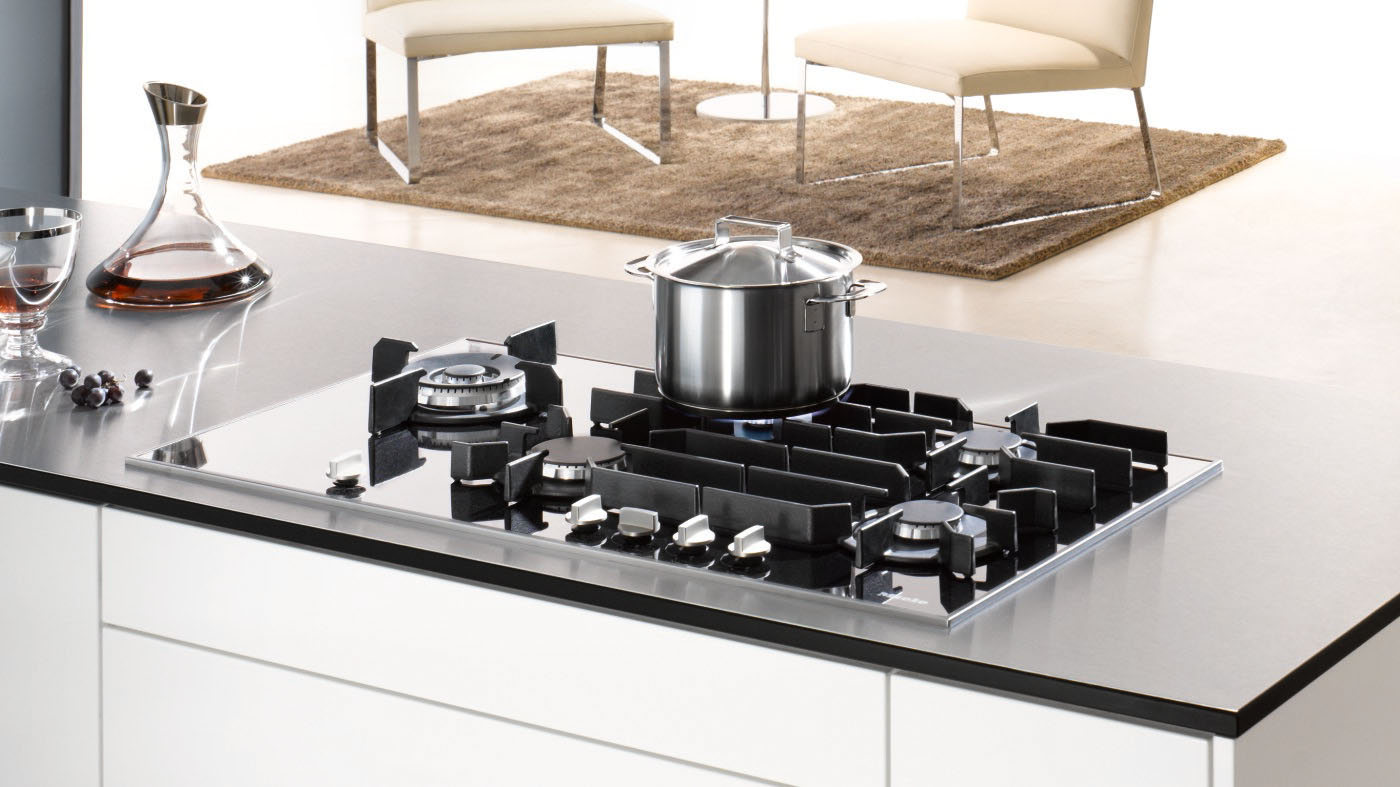 Elegant Gas Glass Cooktops from Miele - Distinctive Appliances - For Your Home &