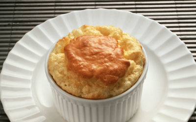 Goat Cheese soufflés