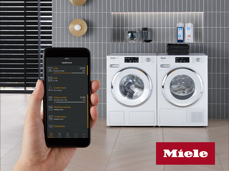 Miele connected dryer