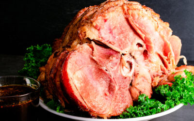 Spiced Ham with Bourbon Brown Mustard and Praline Glaze