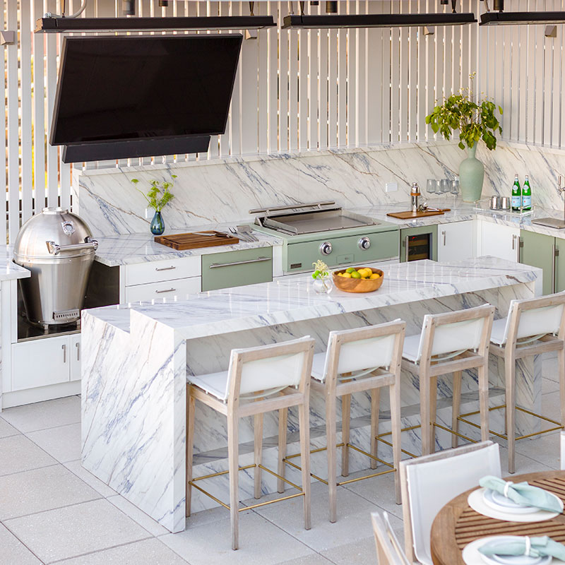 Caliber outdoor kitchen